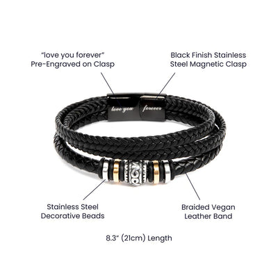 Your Love is not Just a Feeling - Means Leather Bracelet