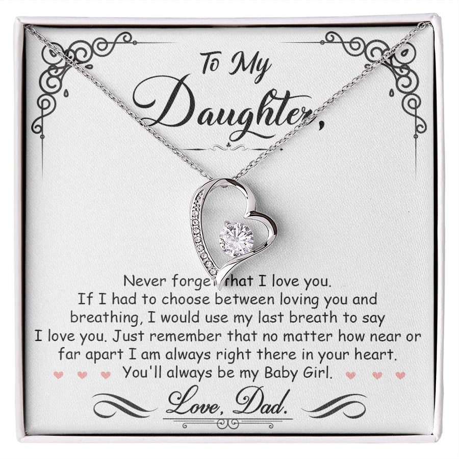 My Baby Girl - Forever Love Necklace