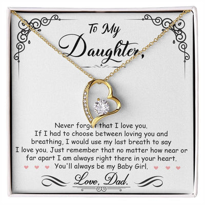 My Baby Girl - Forever Love Necklace